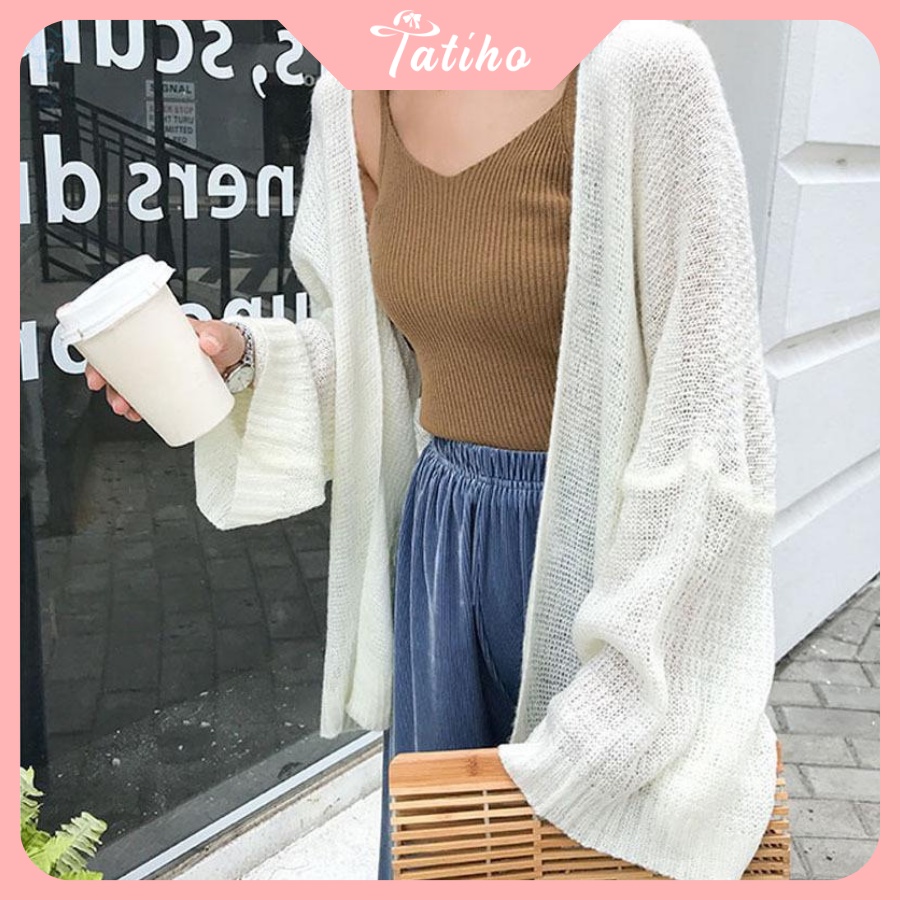 [Hàng Xịn, Giá Tốt] Áo Khoác Cardigan ( Áo Len Mỏng) Phong Cách Ulzzang ,Hợp Đi Đà Lạt, Dạo Biển, Labibi - Mã AK002