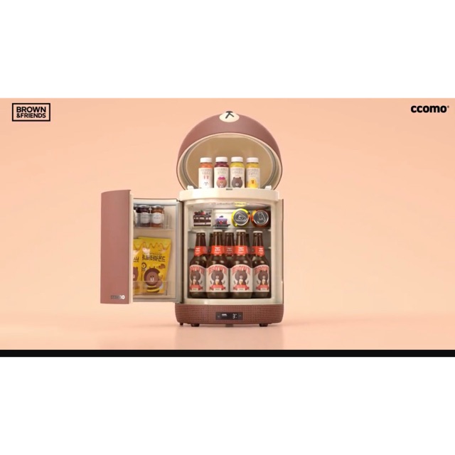 Tủ lạnh bảo quản mỹ phẩm mini 𝗖𝗖𝗢𝗠𝗢 𝘅 𝗟𝗜𝗡𝗘 𝗙𝗥𝗜𝗘𝗡𝗗𝗦 31 lít