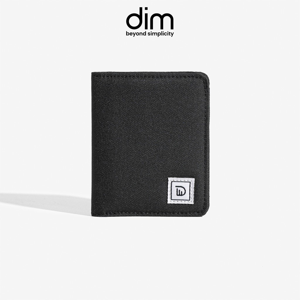 Ví Vải DIM Cross Wallet - Đứng (Thiết Kế Gập Đôi, Ngăn Rút Tiền Nhanh, Đựng 6 - 10 Thẻ, Vừa CMND - GTX) - Đen / Navy