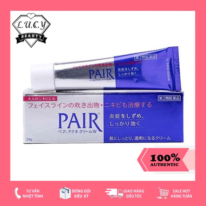 Hàng Nhật- Kem ngăn ngừa mụn Pair Acne Tuýp 24g