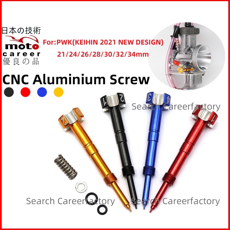 Bộ Dụng Cụ Điều Chỉnh Bộ Chế Hòa Khí Bằng Hợp Kim Nhôm CNC Cho FCR 2021 Thiết kế mới PWK chất lượng cao Phụ Kiện Chuyên Dụng Cho Bộ Bình xăng ga dẹp Universal Racing SUDCO KEIHIN MIKUNI OKO KOSO UMA Phổ quát chung nguyên bản HONDA THÁI LAN motocross chất