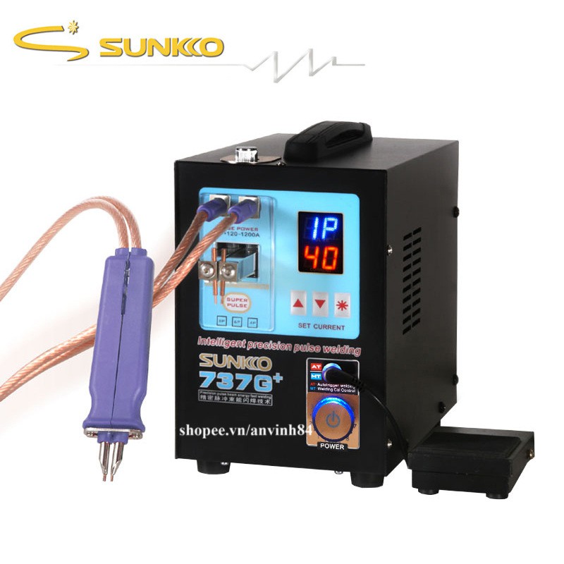 Máy Hàn Cell Pin 18650 Sunkko 737G+ Plus