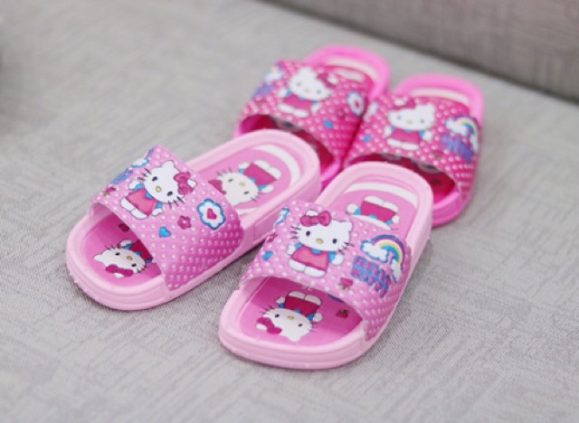 Dép Hello Kitty cho bé gái đủ size 24-35 (Ảnh chụp thật)