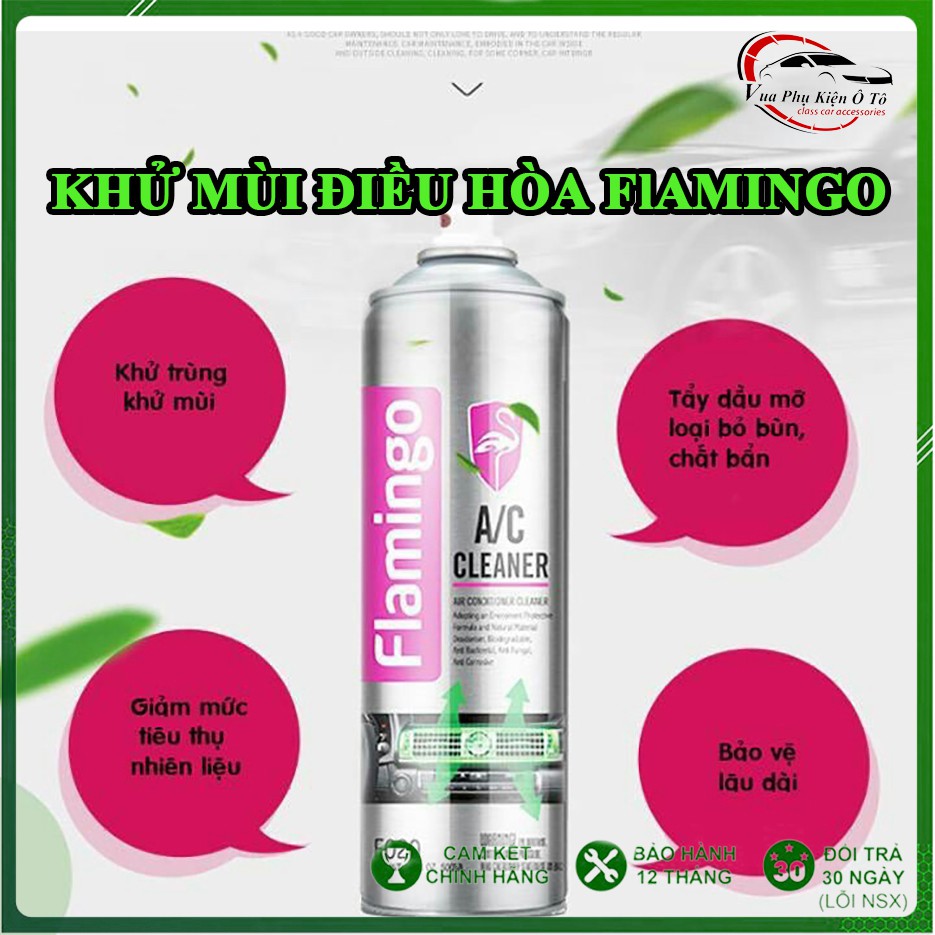 Bình xịt vệ sinh điều hòa ô tô, điều hòa gia đình Flamingo - F020