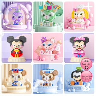 Lắp ráp 3d hộp lớn, mô hình lắp ráp, đồ chơi lắp ráp nhân vật stitch, anime
