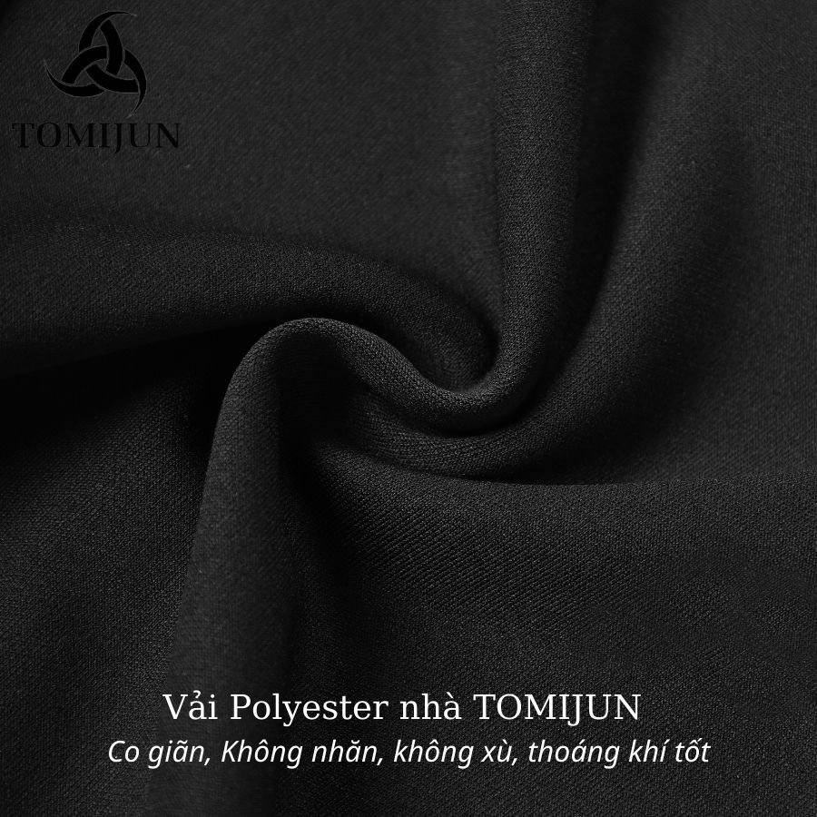 Quần jogger thể thao, quần dài nam cao cấp TOMIJUN mẫu mới nhất, vải nỉ co giãn, không bai xù, ống bo phong cách - QDW