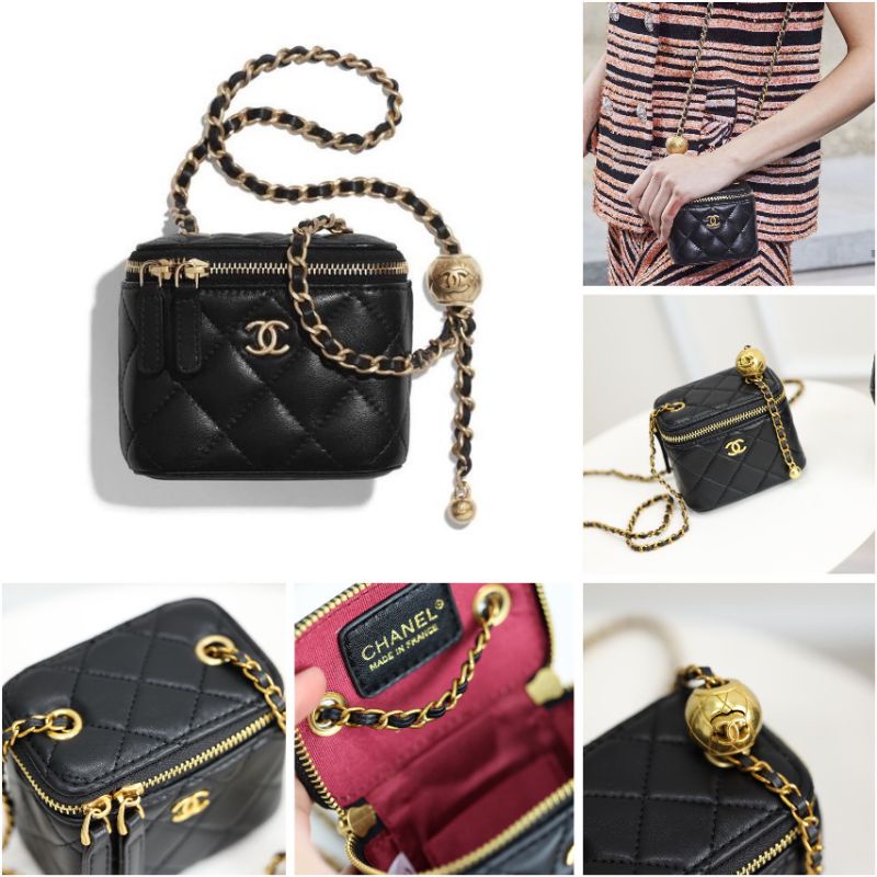 Túi chéo nữ C.N Vanity sz14cm box nam châm có mã code cực kute