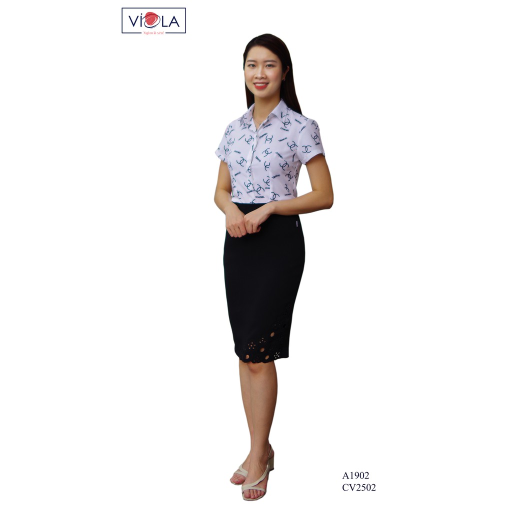 [VIOLA]_Chân váy bút chì 2 lớp co giãn nhẹ CV2502 | BigBuy360 - bigbuy360.vn