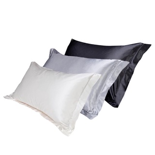 (Loại 1) Bộ Ga Gối Phi Lụa 4 Món Cao Cấp Mt Mềm, Mịn Lan Bedding- Màu Trắng
