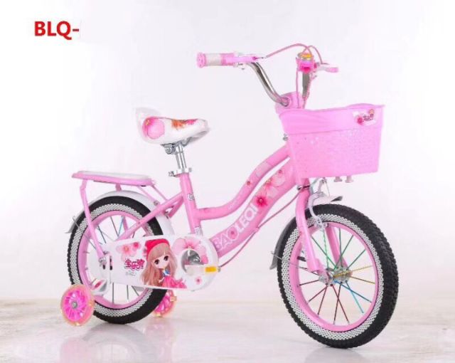 [Chuyên sỉ] Xe đạp trẻ em mini nữ 12-14-16 mẫu mới BLQ cho 2-7 tuổi