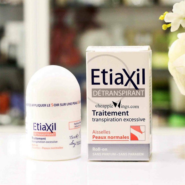 [CHÍNH HÃNG] Etiaxil Lăn Khử Mùi Détranspirant Aisselles Peaux Normales [ Màu Đỏ ] 15ml