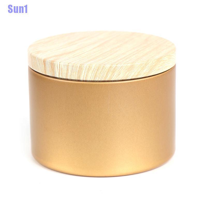 1 Hộp Đựng Nến / Mỹ Phẩm Bằng Gỗ