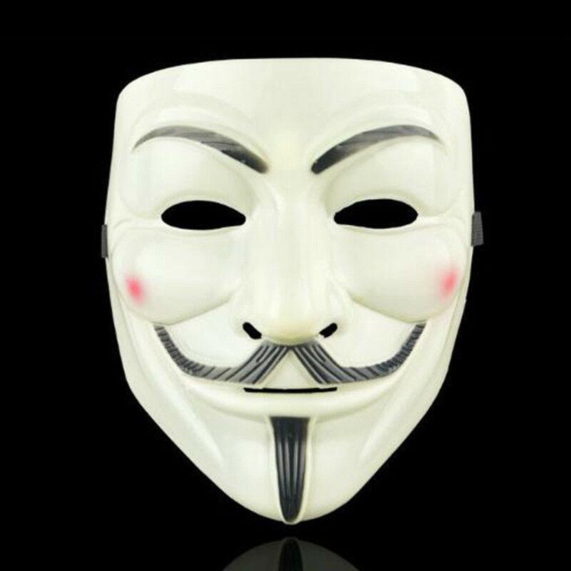 Người Lớn Mặt Nạ Trẻ Em Vô Danh Hacker V-Vendetta Trò Chơi Party Cosplay Master Fancy