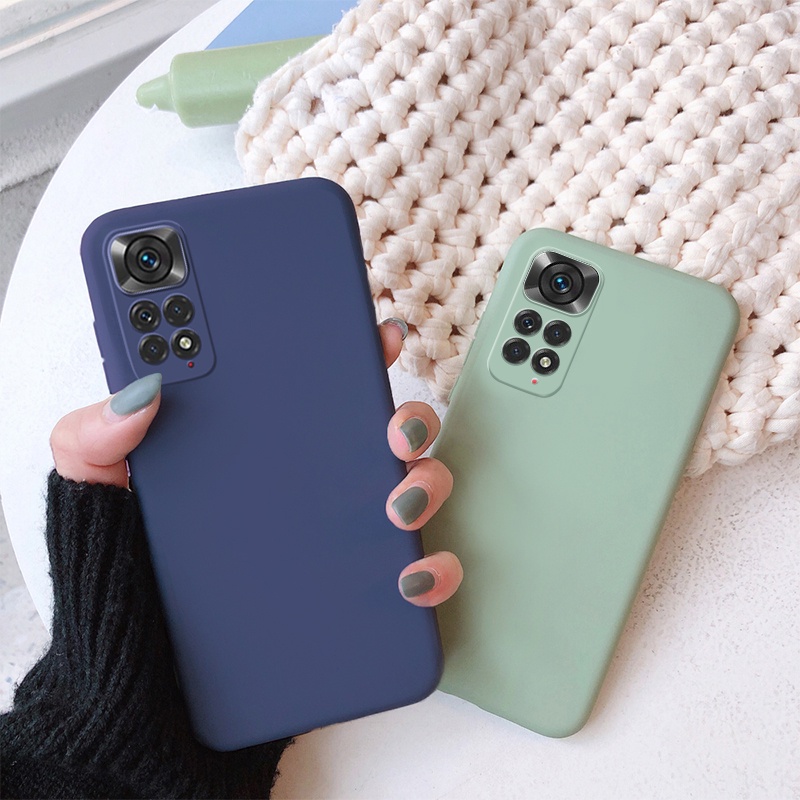 Ốp Điện Thoại TPU Mềm Mỏng Nhám Cho Xiaomi Redmi Note 11 11S 11Pro 10 10S 10A 10C Redmi10 Poco M3 X3 NFC F3