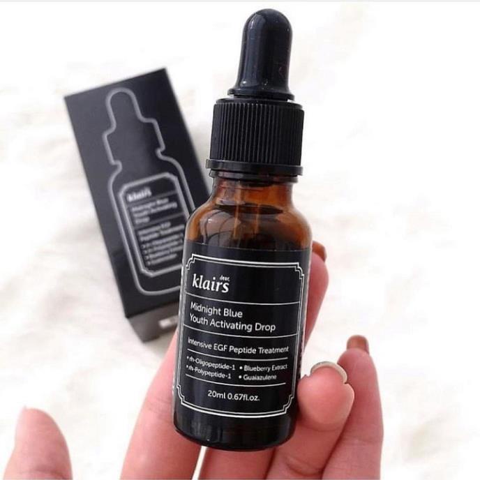Serum Klairs Midnight Blue Youth Activating Drop 20ml giúp dưỡng ẩm và phục hồi da | BigBuy360 - bigbuy360.vn