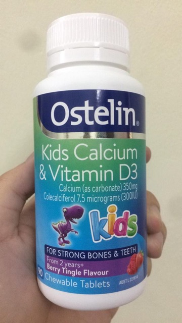 Ostelin Kids Calcium & D3 90v (2years +)