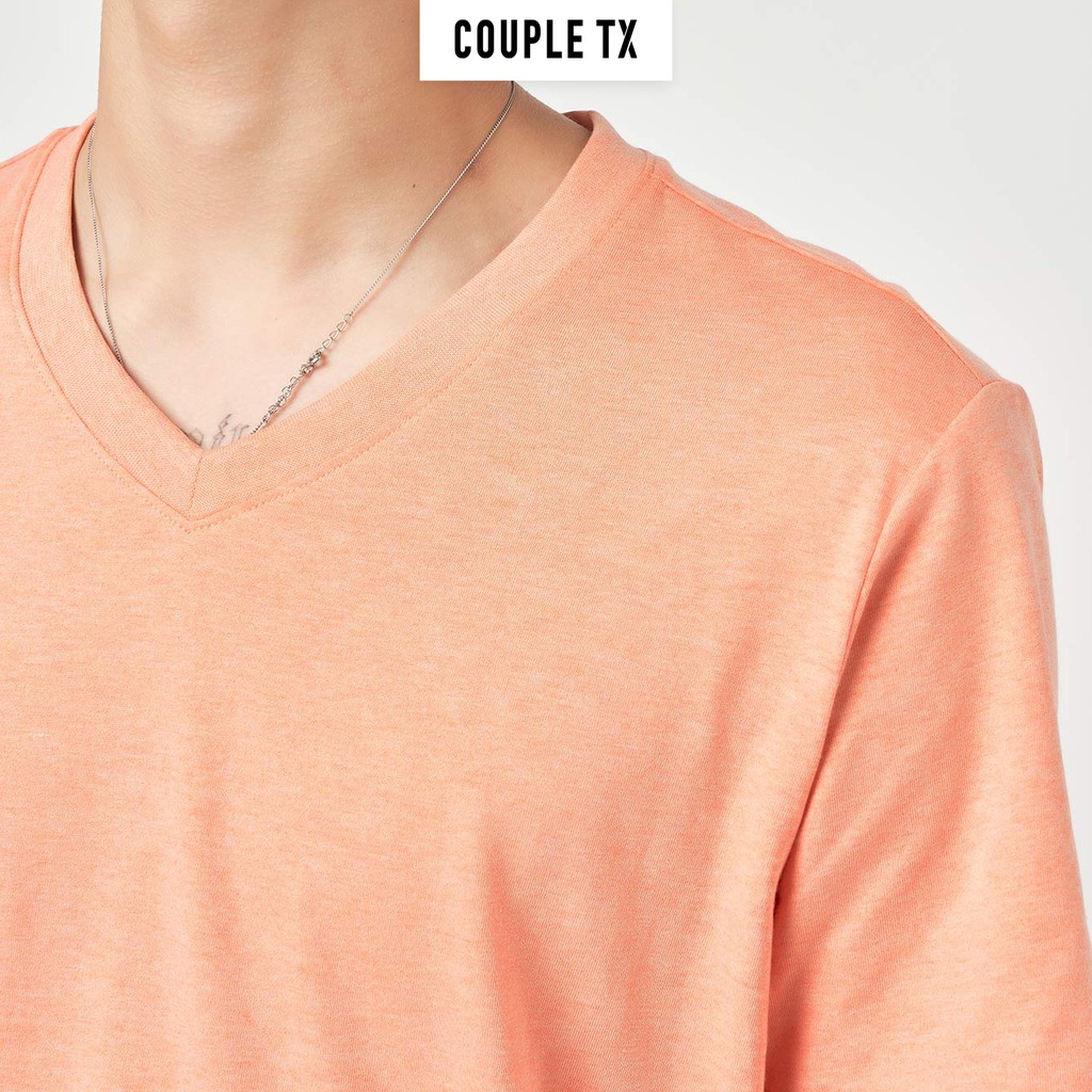 Áo Thun Cổ Tim Basic Nam Couple TX | BigBuy360 - bigbuy360.vn