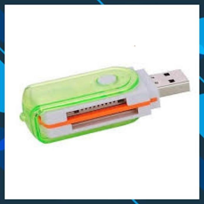 Đầu đọc thẻ nhớ Micro USB 2.0.Đầu Đọc Thẻ Nhớ 4 Trong 1 Đa Năng Cho Thẻ Nhớ MS-Pro TF Micro SD