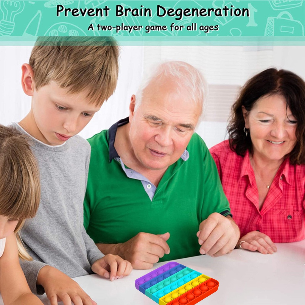 Đồ Chơi Bong Bóng Màu Cầu Vồng Giúp Giảm Căng Thẳng Hiệu Quả