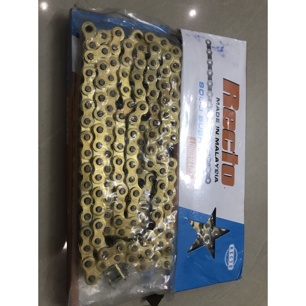 Bộ Nhông sên dĩa vàng RECTO Exciter 150 , 155 “ Size 36 đến 46 “ 9Li , chính hãng