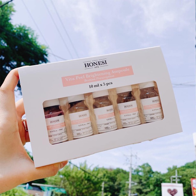 Serum hỗ trợ Nám, Tàn Nhang Honesi Vita Peel Brightening Ampoule