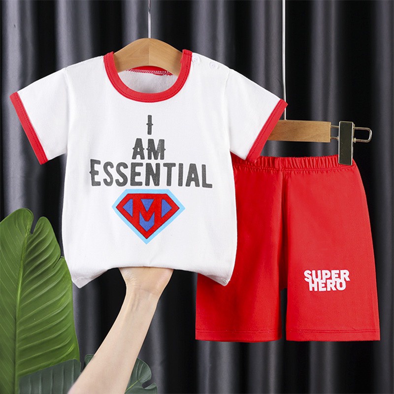 Bộ cotton cộc tay qc cho bé  - p4