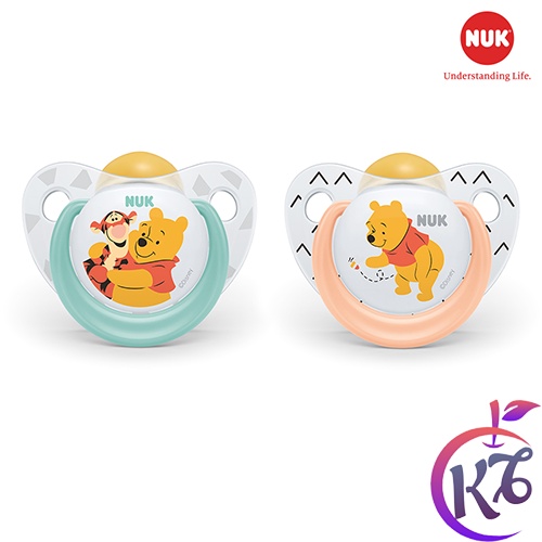 Bộ 2 ty ngậm cao su NUK Sleeptime Disney cho bé 0 - 18 tháng (2 cái/hộp) - ti giả cho trẻ sơ sinh