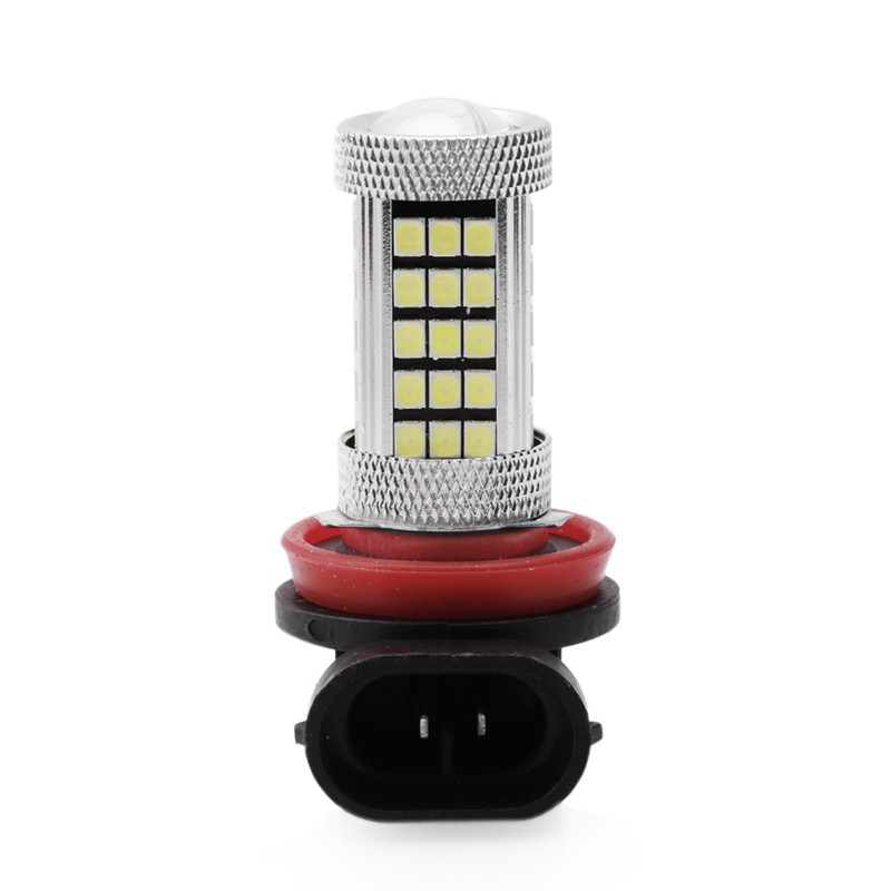 Đèn sương mù DC 12V H11 2835 63 LED 6000K màu trắng cho xe hơi
