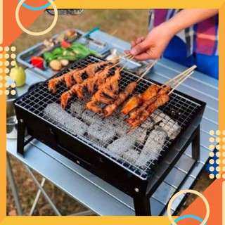 [ TẶNG KÈM MÓC DÁN TƯỜNG ] Bếp nướng than hoa BBQ ngoài trời cao cấp không khói