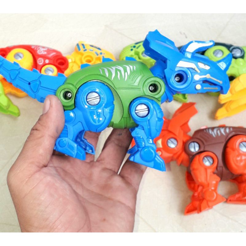 Sét 4 con Khủng Long bằng nhựa tháo ráp rất đẹp