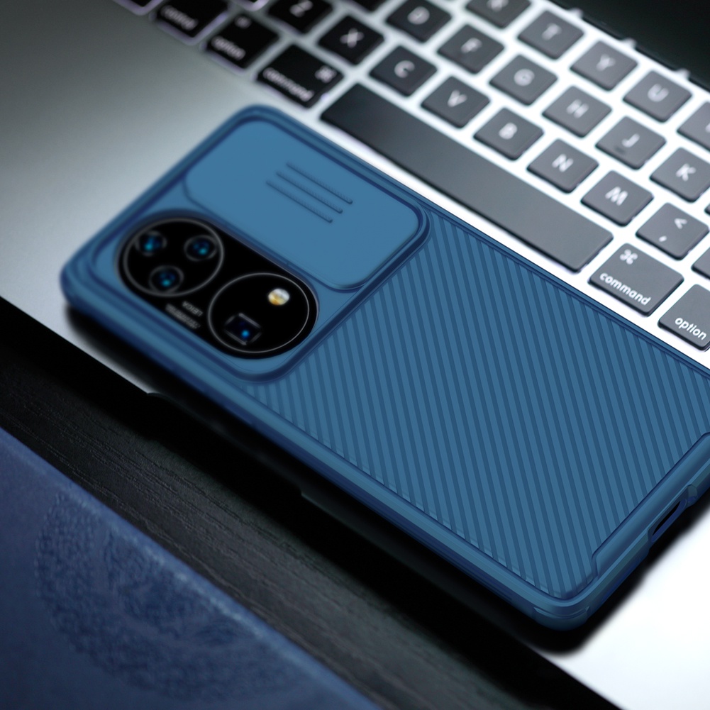 Ốp điện thoại Nillkin CamShield Pro bằng PC cứng có nắp trượt bảo vệ camera giữ riêng tư sang trọng cho Huawei P50 Pro