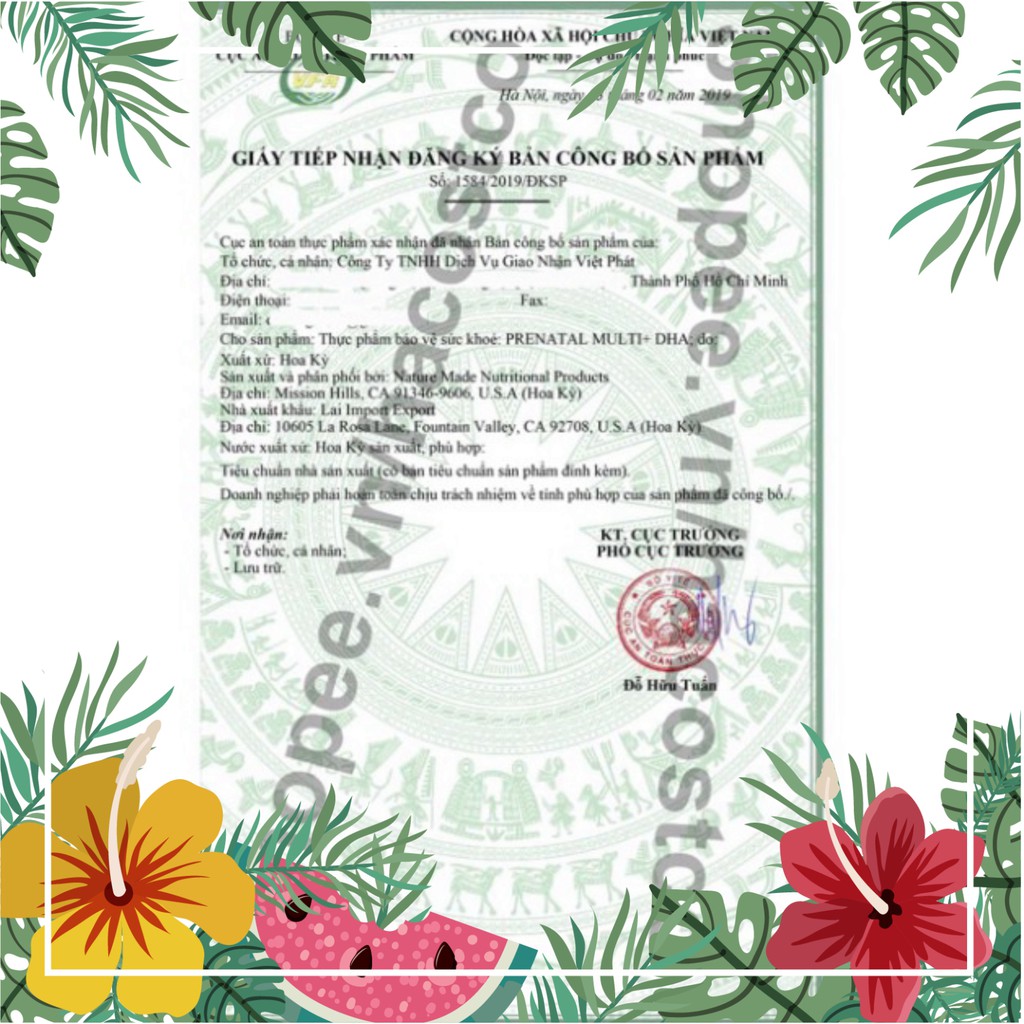 Thuốc Bổ Cho Bà Bầu Nature Made Prenatal Multi DHA - Mẫu Mới RẺ VÔ ĐỊCH