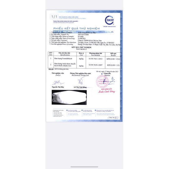 1 thùng khẩu trang kháng khuẩn KF94 An Tâm (300 chiếc)