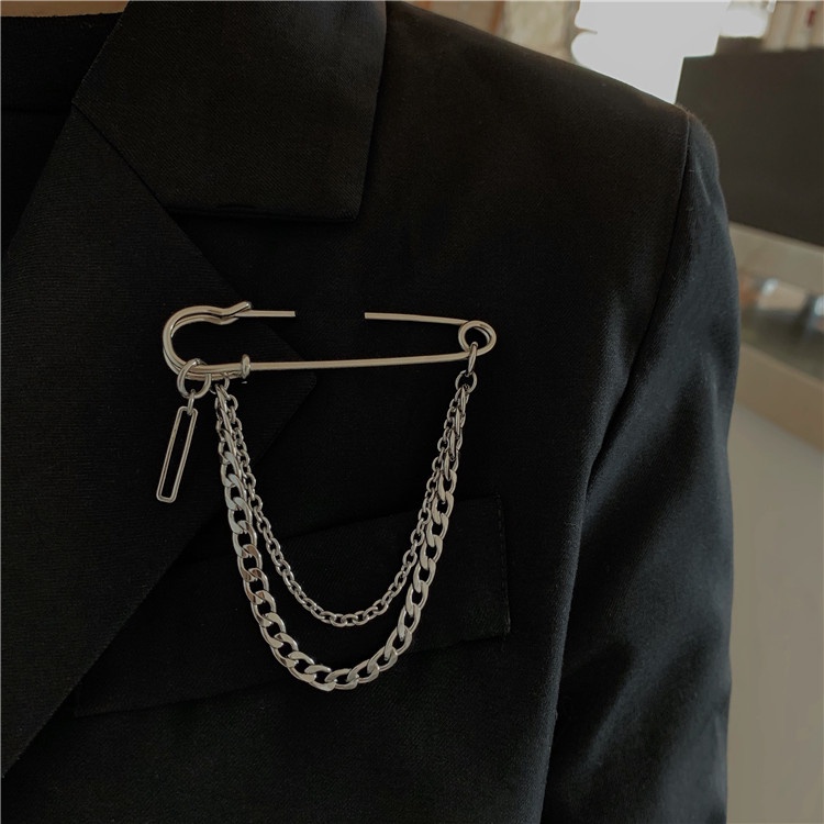 Ghim cài áo blazer sơ mi áo khoác PK03 M.RO phong cách Hàn Quóc