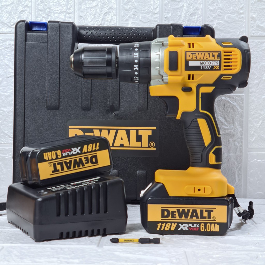 Máy Khoan Pin DEWALT 118V- Khoan Có Búa, Bắt Vít, Siết Bulong