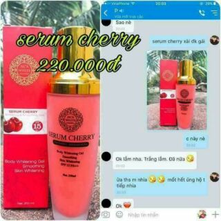 Serum cherry(sica white)