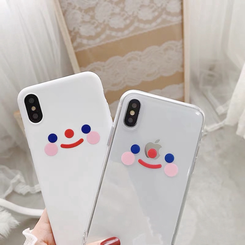 Ốp điện thoại in hình mặt cười cho Iphone 5/5S/6/6plus/6S/6S plus/6/7/7plus/8/8plus/X/XS/XS Max/11 201