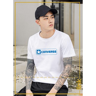 Áo phông không cổ ngắn tay cv sao trước ngực cool ngầu ( Đen, Trắng )