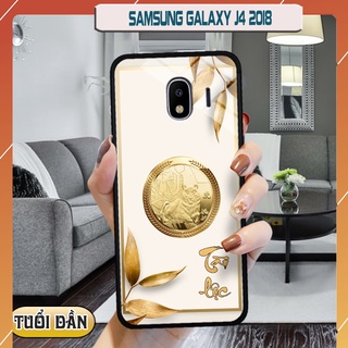 Ốp lưng kính 3D 12 con giáp - Samsung galaxy J4 2018