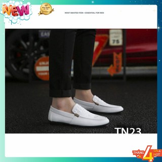 Giày lười nam da cao cấp hot trend vân cá sấu