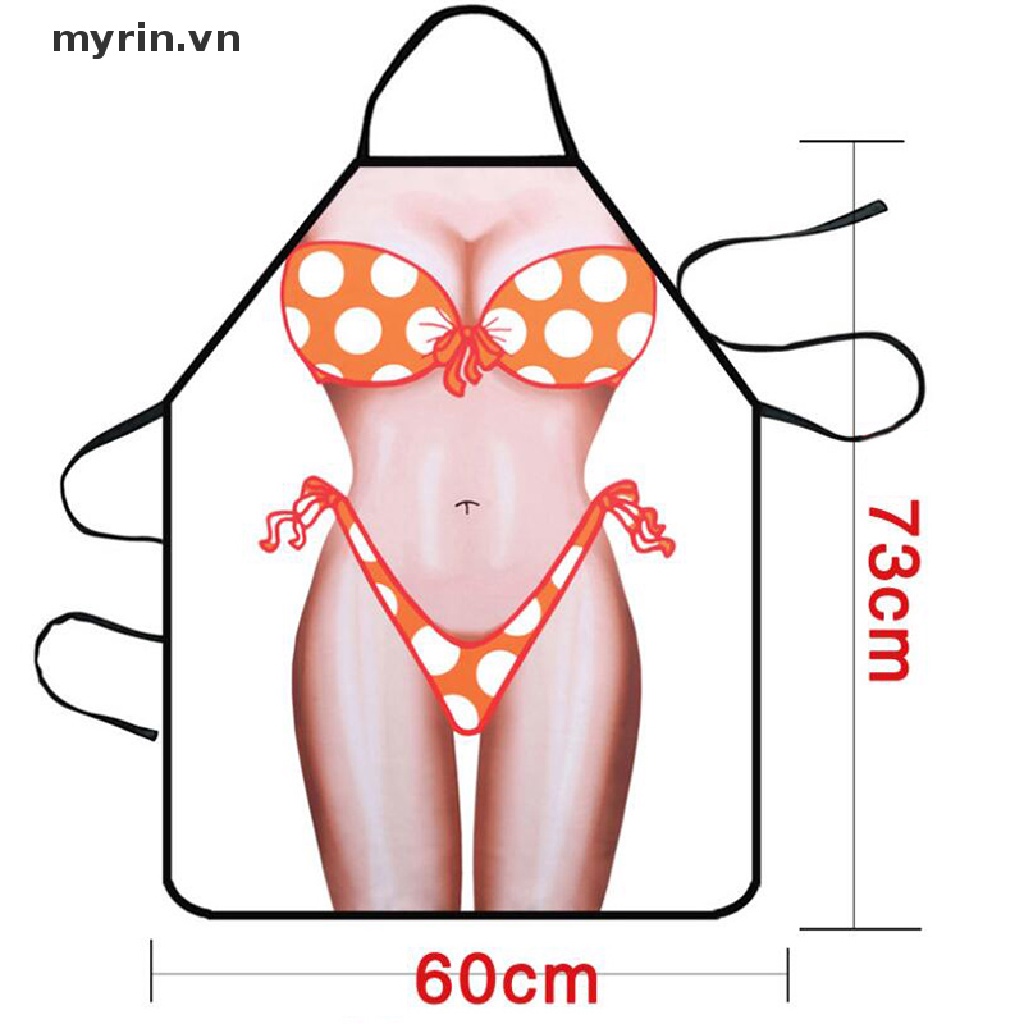 Tạp Dề Nấu Ăn In Hình Cơ Bắp myrin Vui Nhộn Dành Cho Nam Nữ