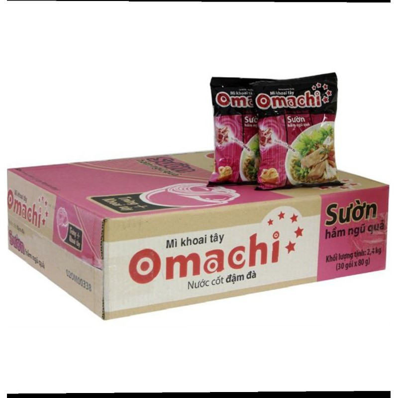 1 THÙNG MỲ TÔM OMACHI CHUA CAY Date xa | BigBuy360 - bigbuy360.vn