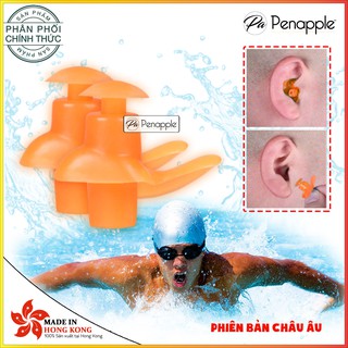 1 bộ 2 NÚT BỊT TAI KHI ĐI BƠI -- SWIMMING EARPLUGS EARPLUG - sản xuất tại Hồng Kông