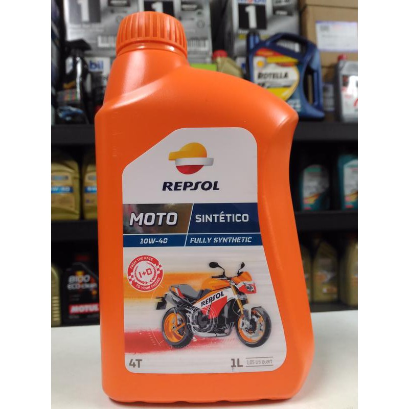 Nhot xe số Repsol Moto Sintetico 4T 10W40 1L