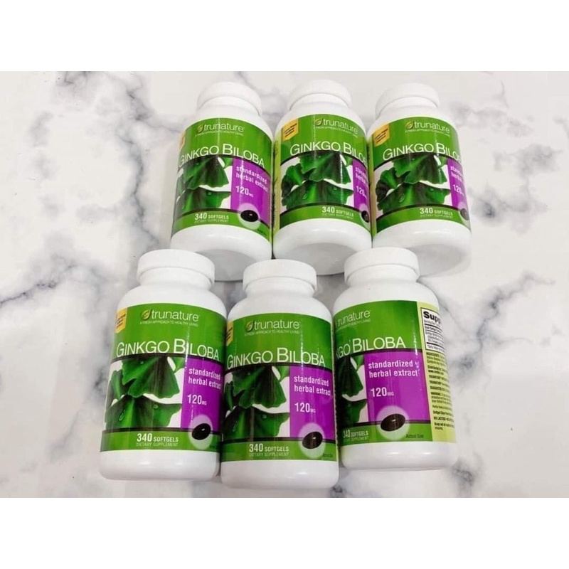 Viên uống bổ não Ginkgo Biloba 120mg lọ 340 viên của mỹ