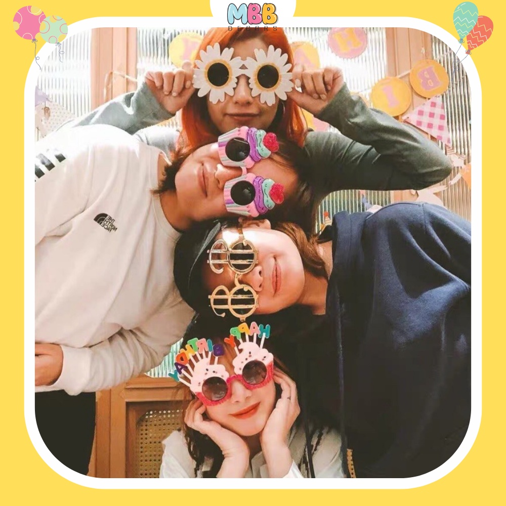 [TPHCM] Mắt Kính Sinh Nhật Hình Tiền Đô Ngộ Nghĩnh Dễ Thương - MBBDecor