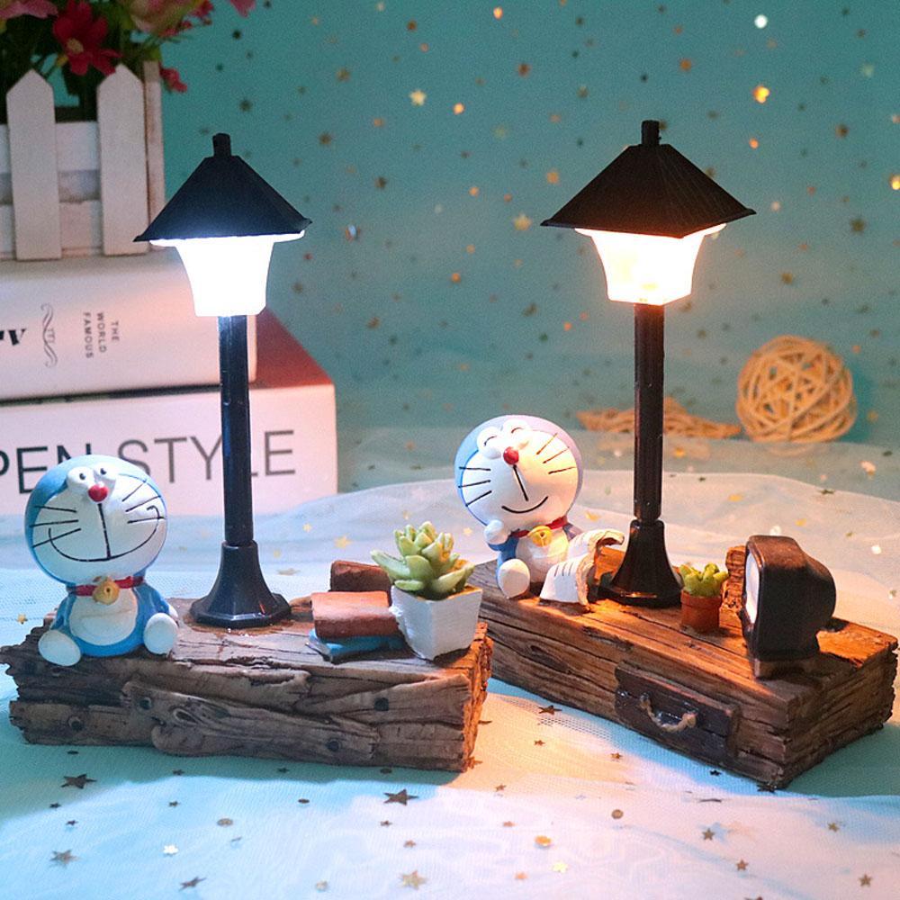 DARNELL Mô Hình Nhân Vật Doraemon Bằng Nhựa PVC Trang Trí Bàn