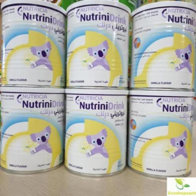 Combo 3 Lon Sữa bột NutriniDrink nhập khẩu nguyên lon từ Đức 400g DATE 2021