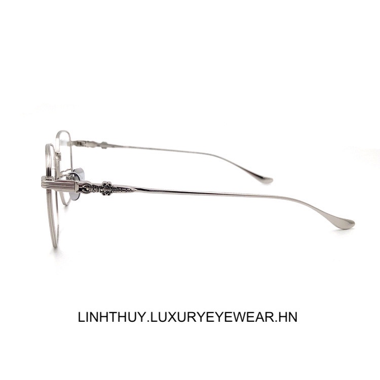 Gọng kính mắt chrome hearts CH8060 cao cấp s925 dáng vuông vintage cao cấp fullbox phiên bản 2022