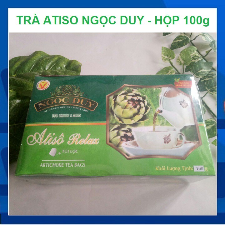 [Đặc sản Đà Lạt] Trà atiso Ngọc Duy loại đặc biệt - Hộp 100g